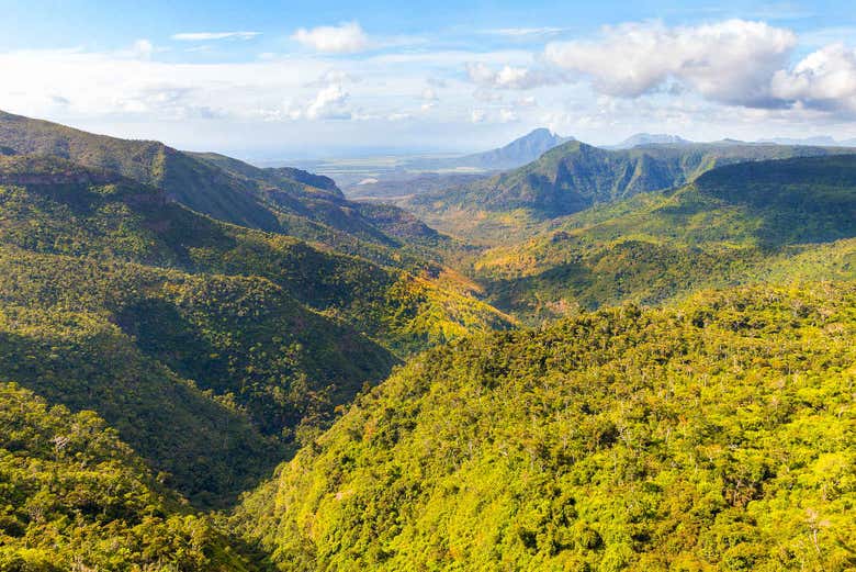 Vista del Parque Nacional Gargantas del Río Negro
